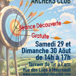Séance de Découverte - 29 et 30 août 2026